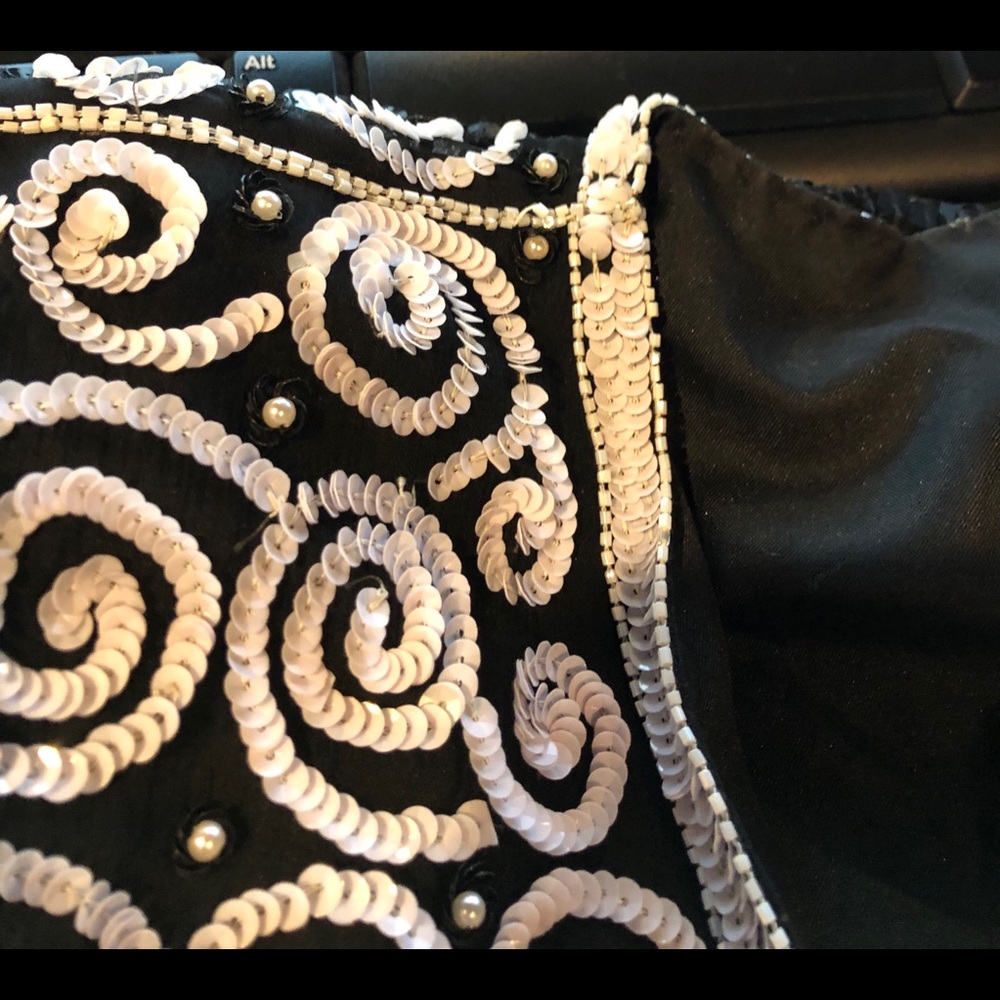 All Silk Sequin Jacket - Size Large - image 7